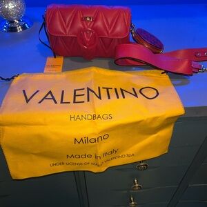 Valentino Vibrant Red Crossbody Bag